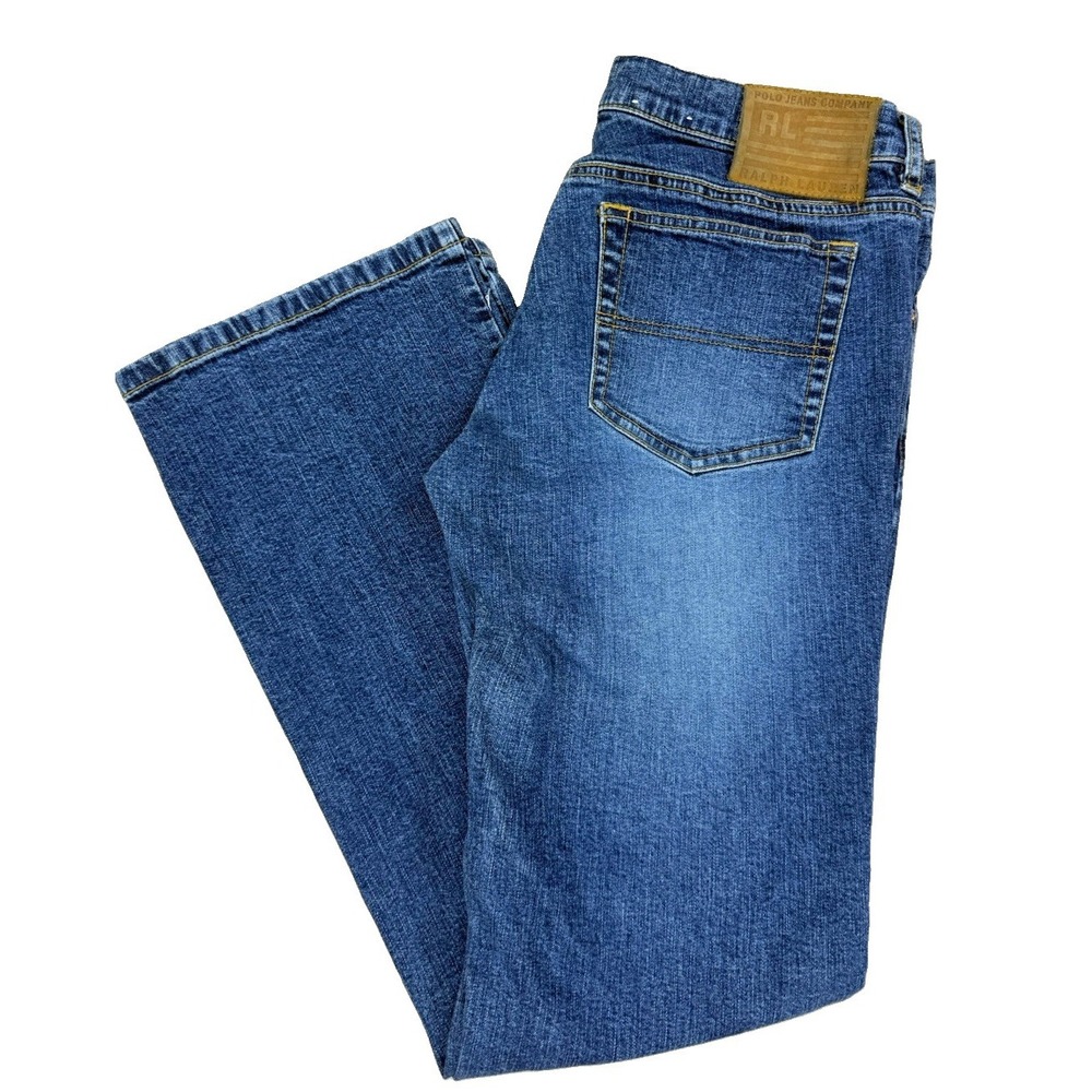 Vintage Ralph Lauren Jeans Women's Size 8 Medium Wash Mid Rise Stretch Hong Kong